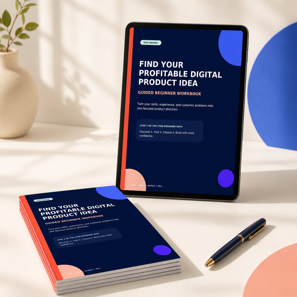 Find Your Profitable Digital Product Idea — Guided Beginner Workbook