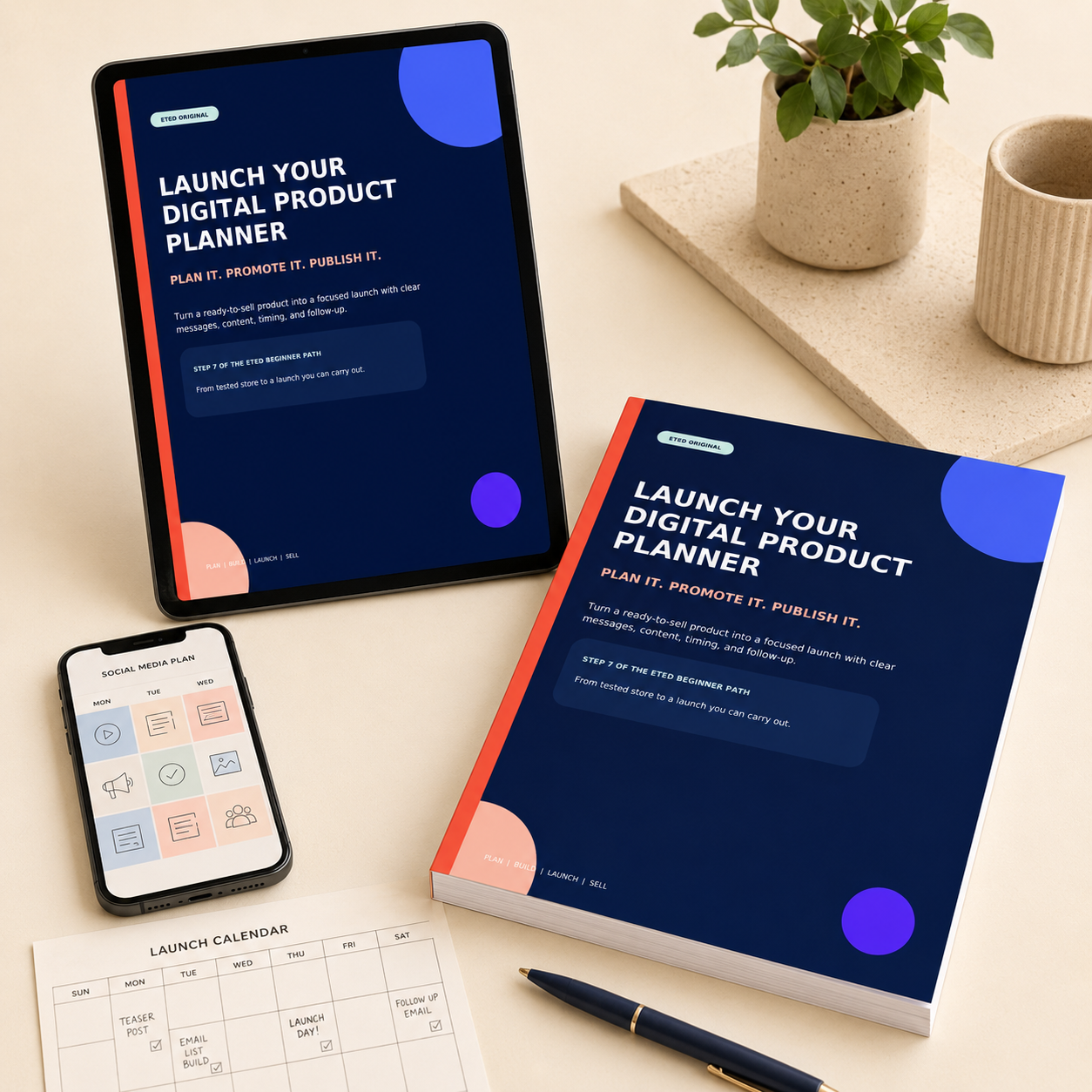 Launch Your Digital Product Planner: Step 7